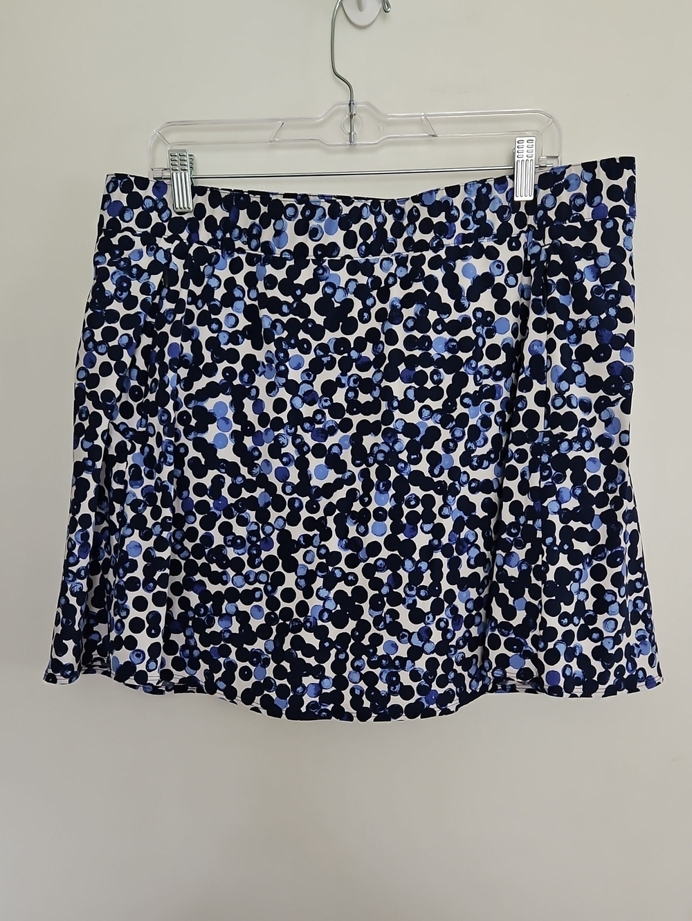T By Talbots Blue & White Skort Size XL